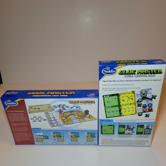 Thinkfun Code Master Programming Logic & Clue Master New Sealed Board Games /LOT - Picture 2 of 4